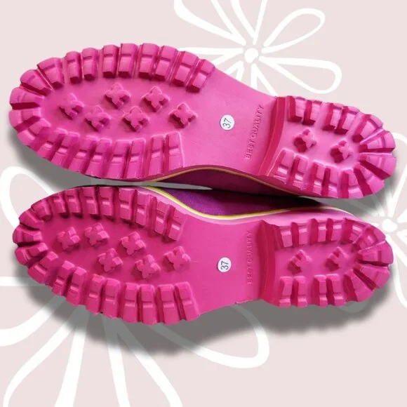 GIROTTI NWT Suede Leather Chelsea Boots Pink Size 37 EU Size 6 to 6.5 US - Picture 4 of 10